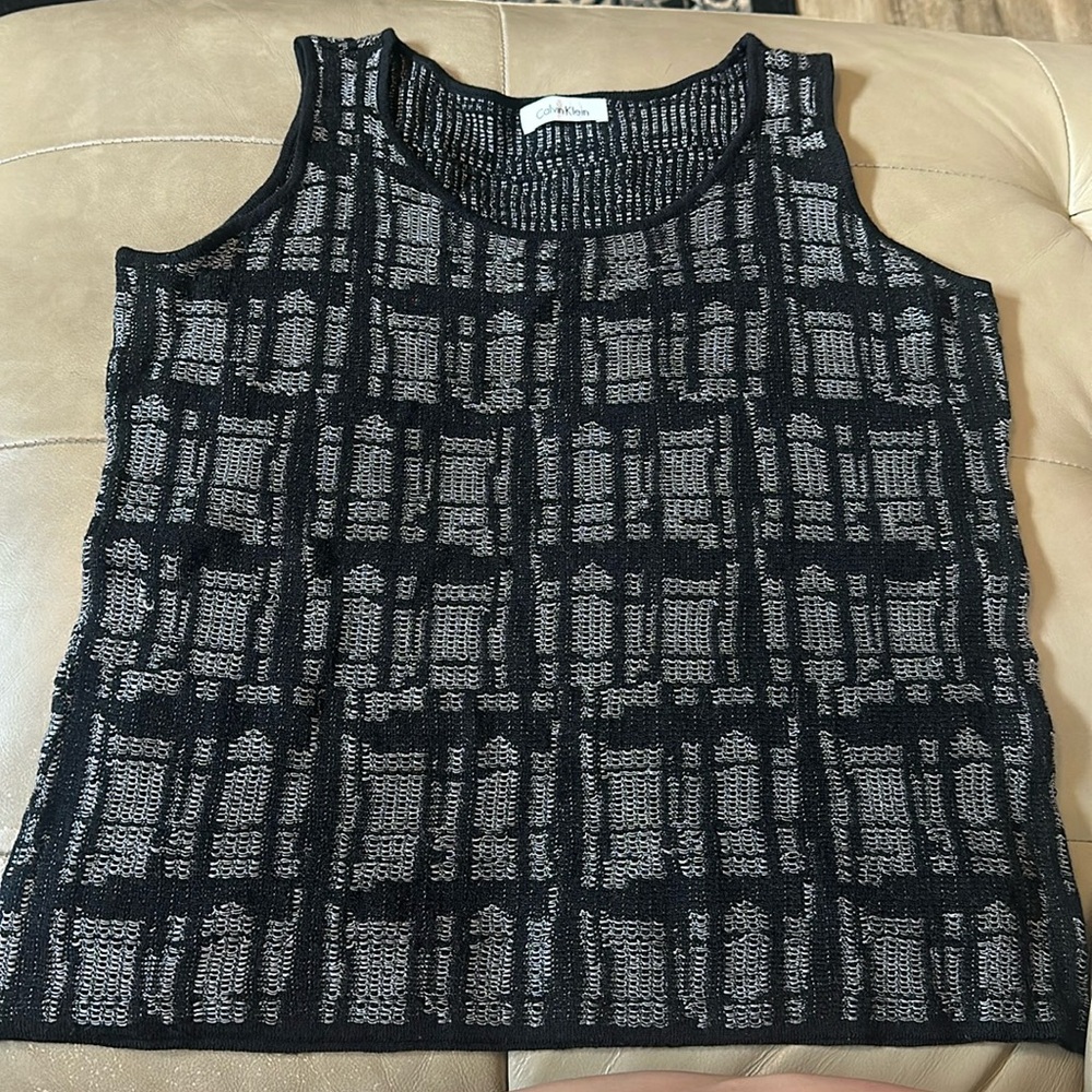 Calvin Klein knit sleeveless top
